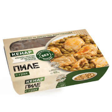 Пиле с грах